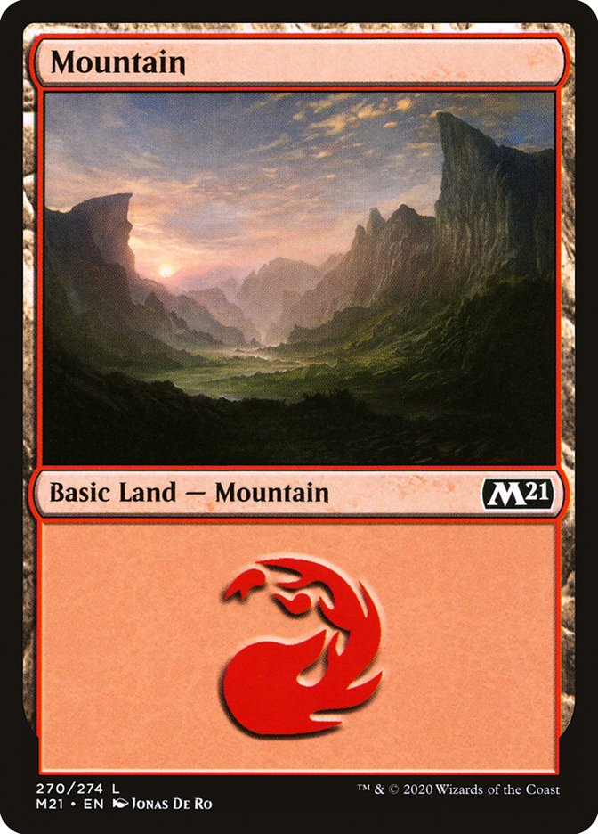 Mountain (#270) [Core Set 2021] (M21 270)