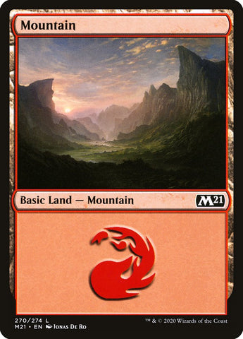 Mountain (#270) [Core Set 2021] (M21 270)