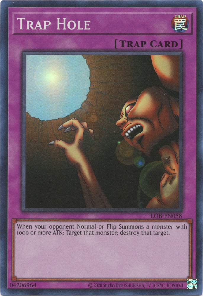 Trap Hole [LOB-EN058] Super Rare