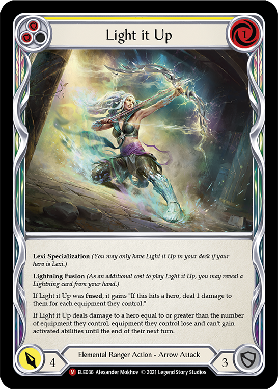 Light it Up [ELE036] 1st Edition Rainbow Foil