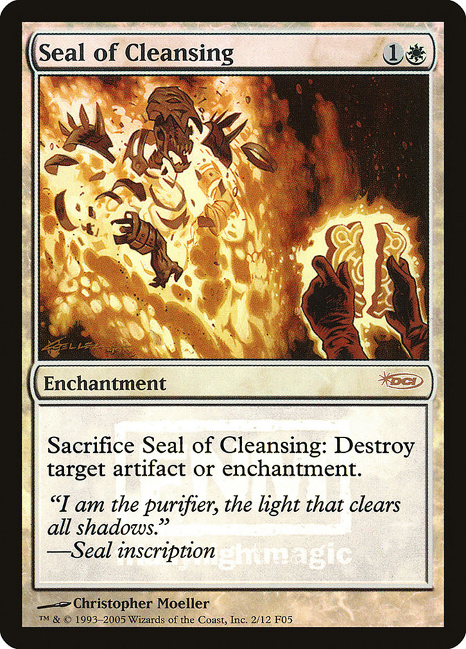 Seal of Cleansing [Friday Night Magic 2005] (F05 2)