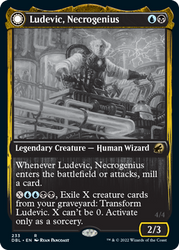 Ludevic, Necrogenius // Olag, Ludevic's Hubris [Innistrad: Double Feature] (DBL 233)