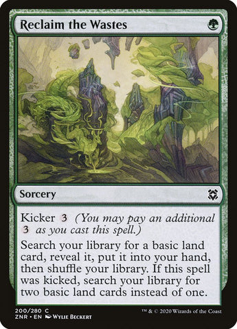 Reclaim the Wastes [Zendikar Rising] (ZNR 200)