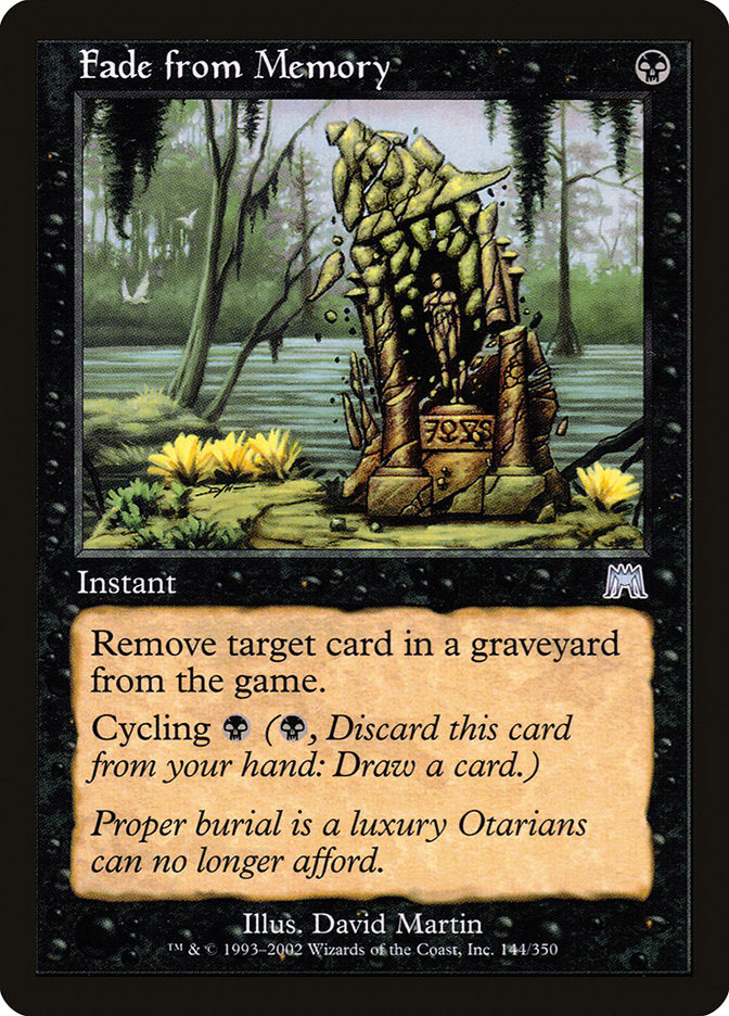 Fade from Memory [Onslaught] (ONS 144)
