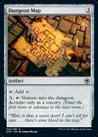Dungeon Map [Dungeons & Dragons: Adventures in the Forgotten Realms] (AFR 242)