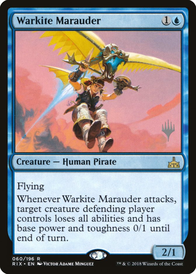 Warkite Marauder (Promo Pack) [Rivals of Ixalan Promos] (PRIX 60P)