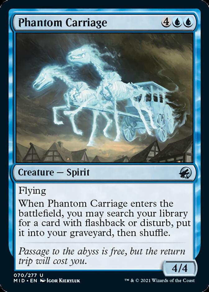 Phantom Carriage [Innistrad: Midnight Hunt] (MID 70)