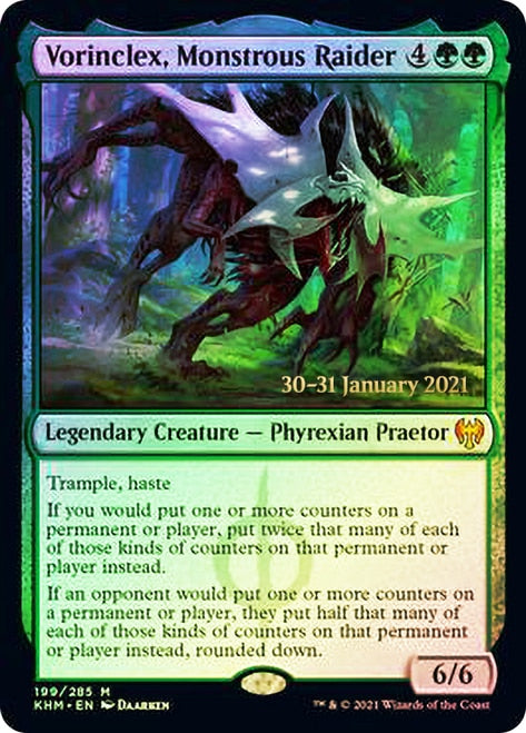 Vorinclex, Monstrous Raider  [Kaldheim Prerelease Promos] (PKHM 199)