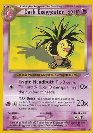 Dark Exeggutor (33/105) [Neo Destiny]