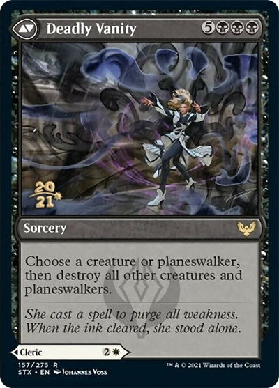 Selfless Glyphweaver // Deadly Vanity [Strixhaven: School of Mages Prerelease Promos] (PSTX 157)