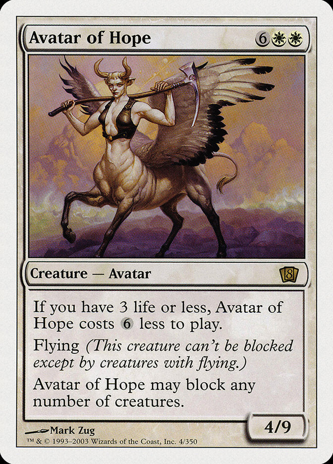 Avatar of Hope [Eighth Edition] (8ED 4)