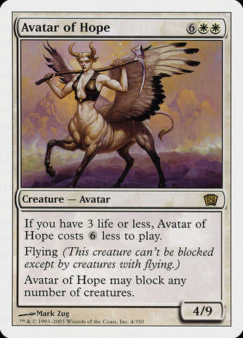Avatar of Hope [Eighth Edition] (8ED 4)