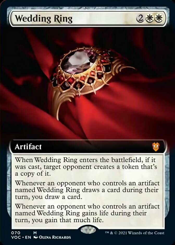 Wedding Ring (Extended) [Innistrad: Crimson Vow Commander] (VOC 70)