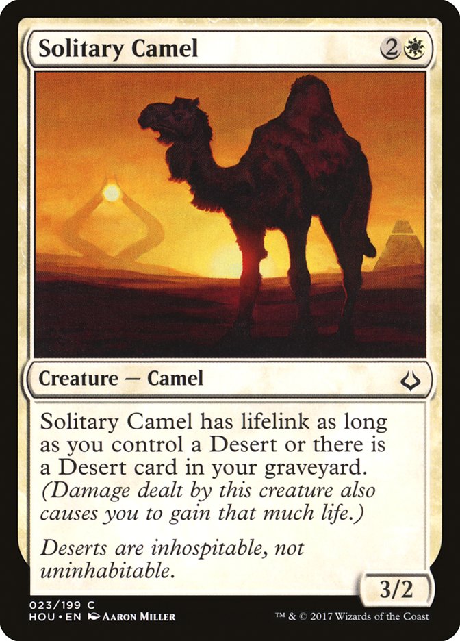 Solitary Camel [Hour of Devastation] (HOU 23)