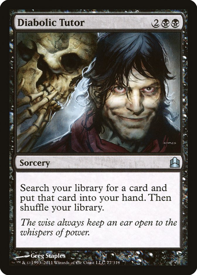 Diabolic Tutor [Commander 2011] (CMD 77)