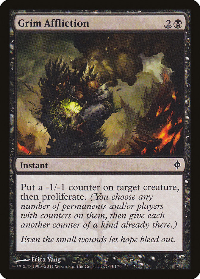 Grim Affliction [New Phyrexia] (NPH 63)