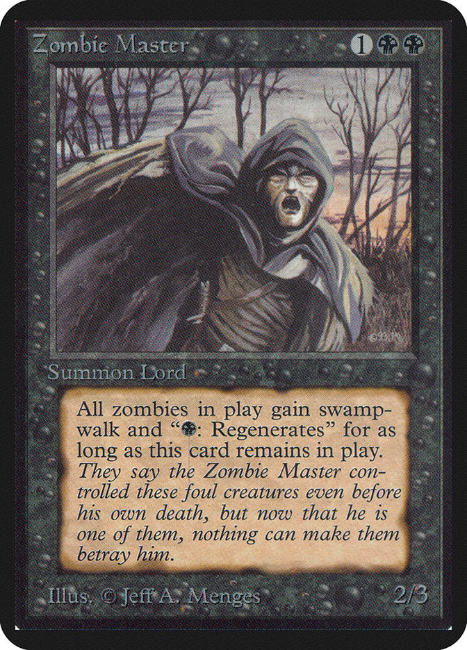 Zombie Master [Limited Edition Alpha] (LEA 137)