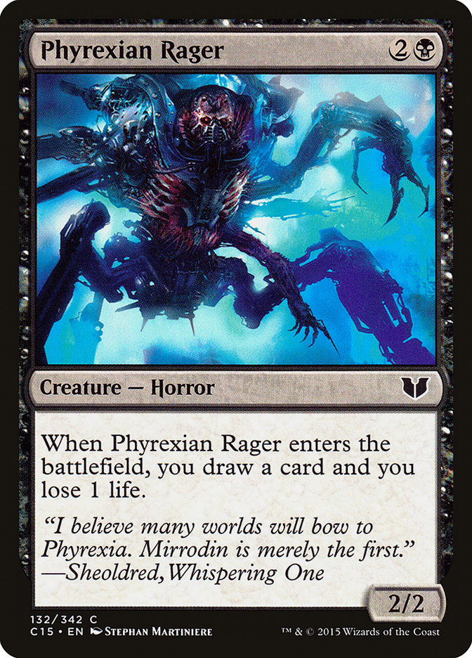 Phyrexian Rager [Commander 2015] (C15 132)