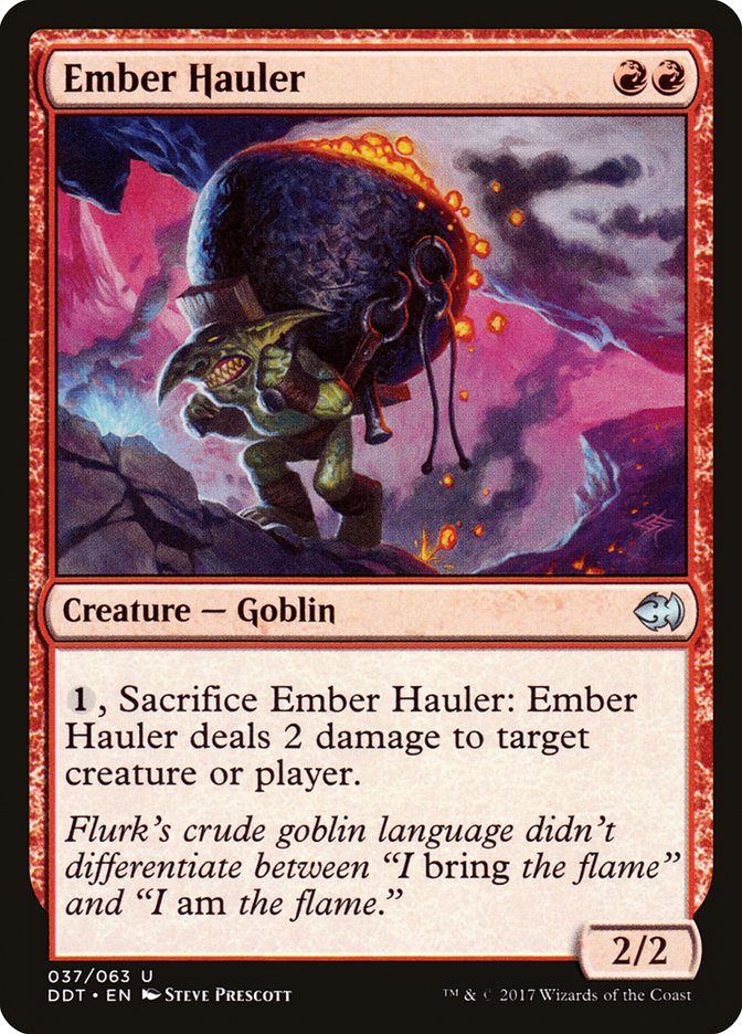 Ember Hauler [Duel Decks: Merfolk vs. Goblins] (DDT 37)
