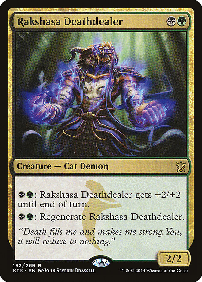 Rakshasa Deathdealer [Khans of Tarkir] (KTK 192)