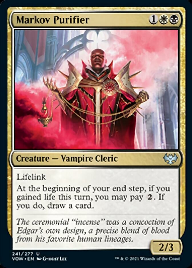 Markov Purifier [Innistrad: Crimson Vow] (VOW 241)