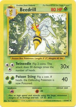 Beedrill (17/102) [Base Set]