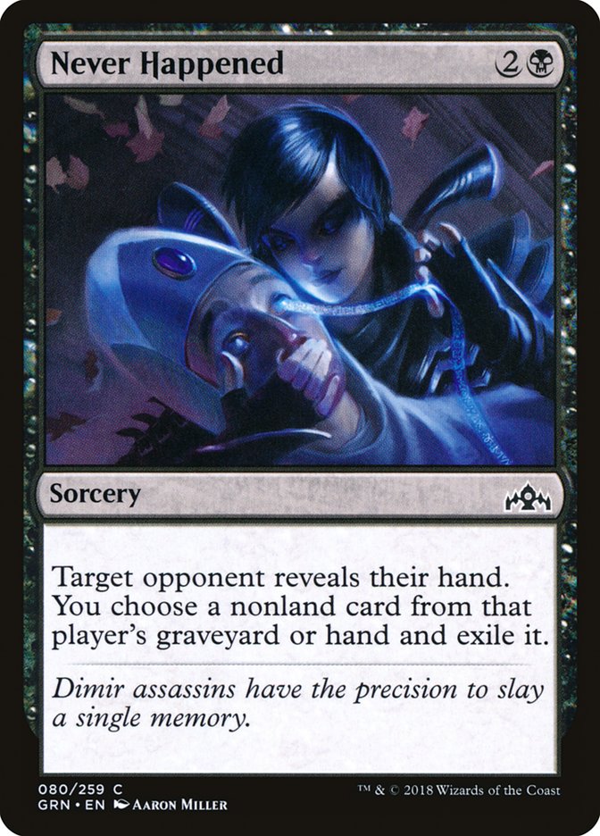 Never Happened [Guilds of Ravnica] (GRN 80)
