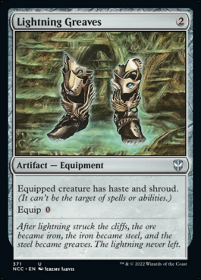 Lightning Greaves [Streets of New Capenna Commander] (NCC 371)