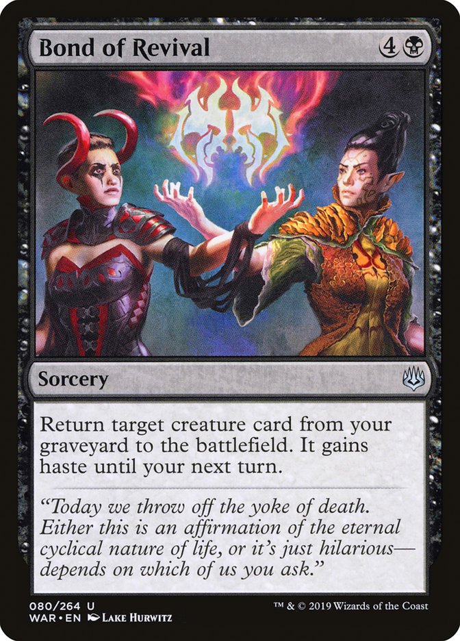 Bond of Revival [War of the Spark] (WAR 80)
