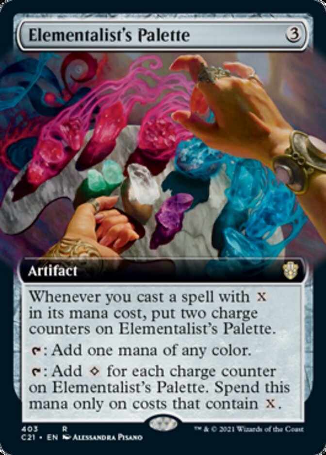 Elementalist's Palette (Extended) [Commander 2021] (C21 403)