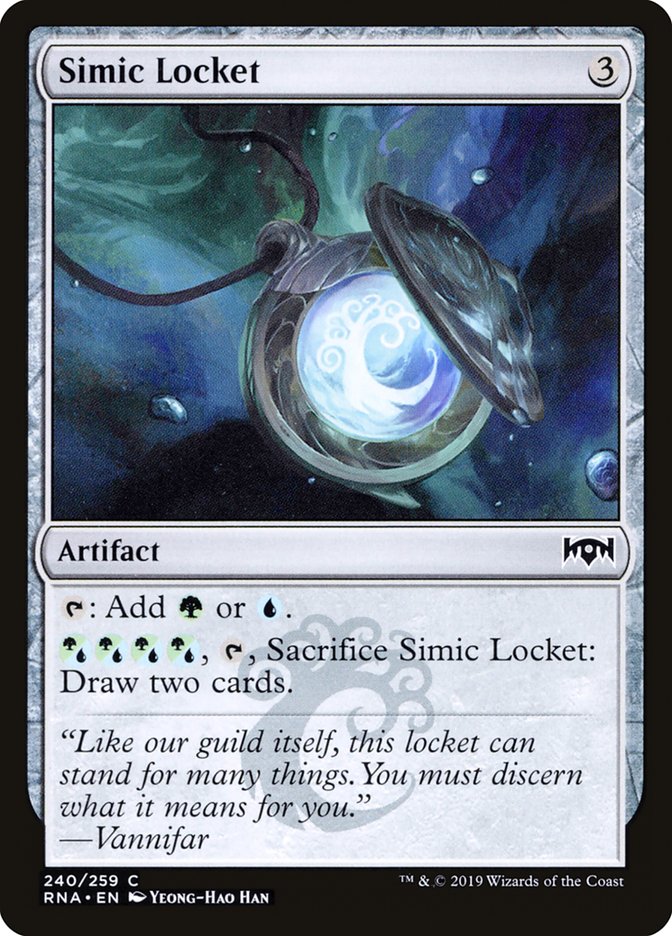 Simic Locket [Ravnica Allegiance] (RNA 240)