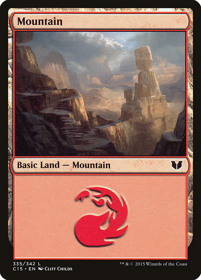 Mountain (#335) [Commander 2015] (C15 335)