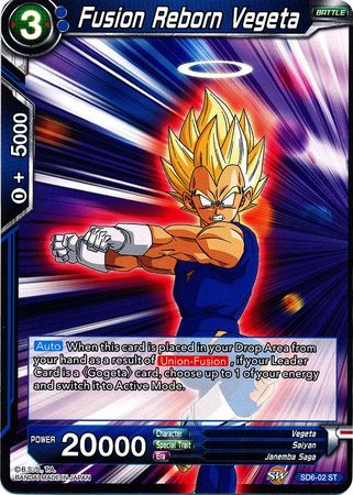 Fusion Reborn Vegeta (Starter Deck - Resurrected Fusion) [SD6-02]