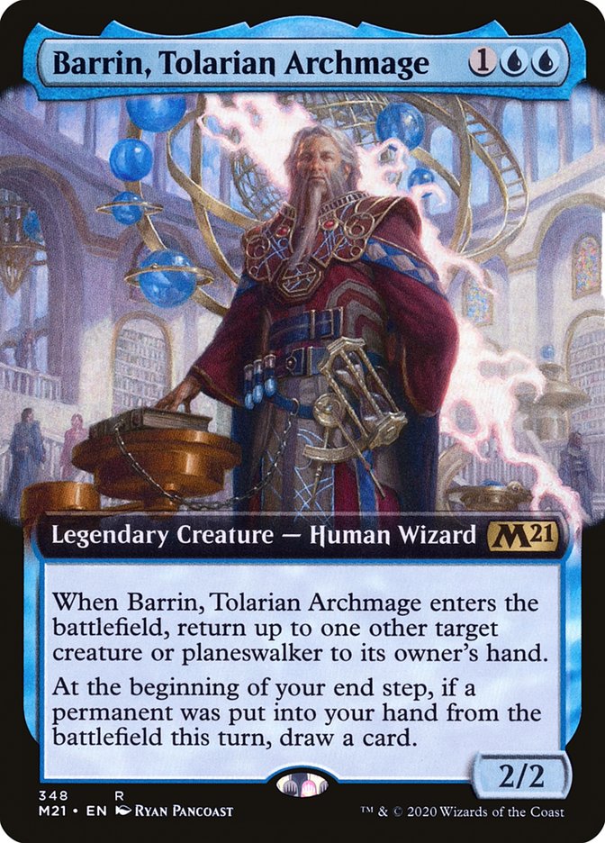 Barrin, Tolarian Archmage (Extended Art) [Core Set 2021] (M21 348)