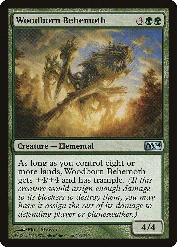 Woodborn Behemoth [Magic 2014] (M14 203)