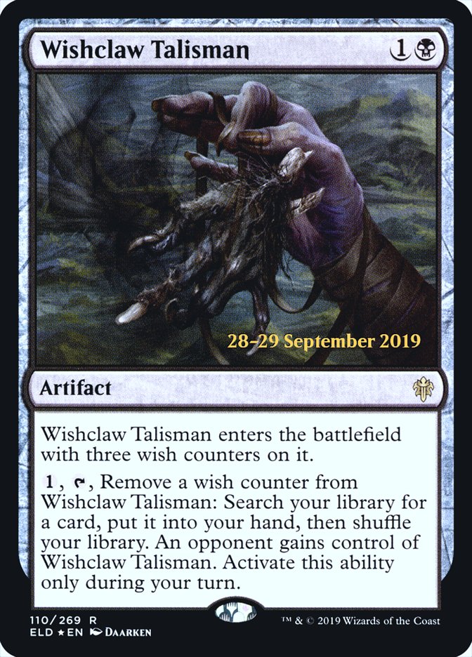Wishclaw Talisman  [Throne of Eldraine Prerelease Promos] (PELD 110S)