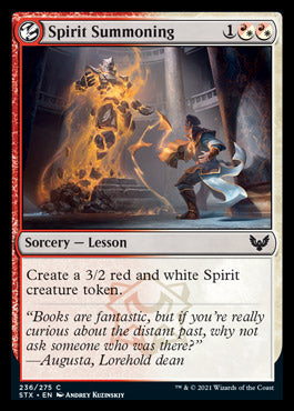 Spirit Summoning [Strixhaven: School of Mages] (STX 236)
