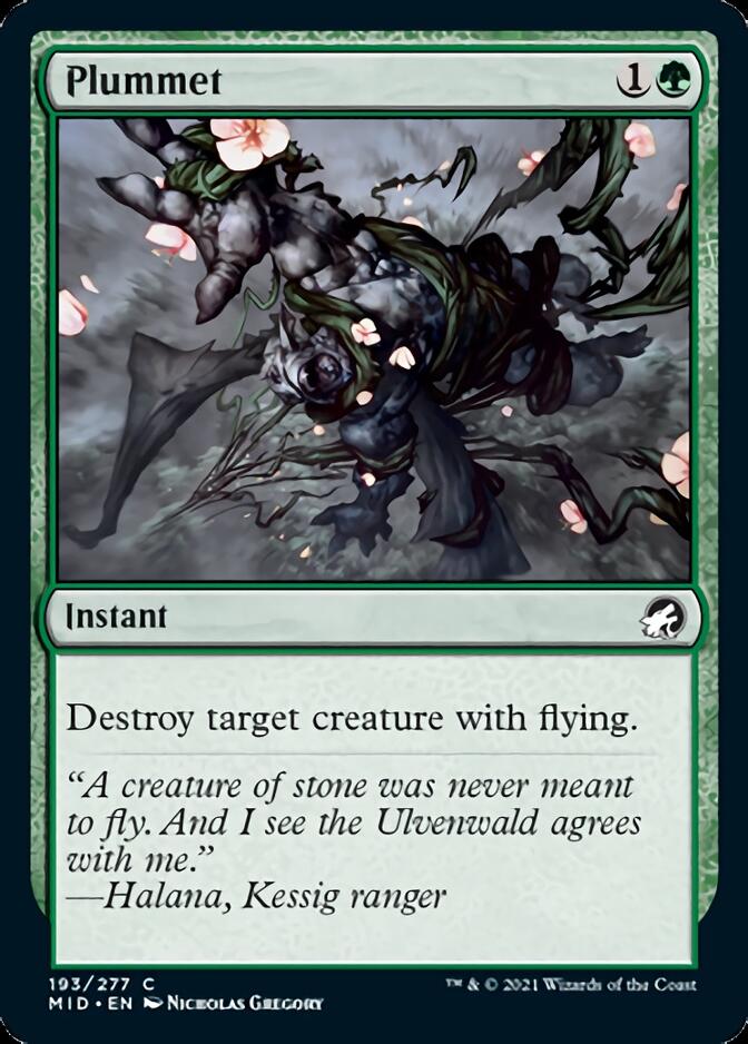 Plummet [Innistrad: Midnight Hunt] (MID 193)
