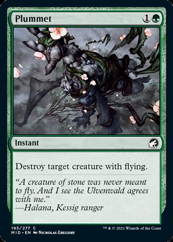 Plummet [Innistrad: Midnight Hunt] (MID 193)