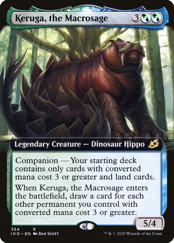 Keruga, the Macrosage (Extended Art) [Ikoria: Lair of Behemoths] (IKO 354)
