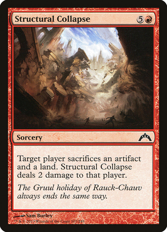 Structural Collapse [Gatecrash] (GTC 107)