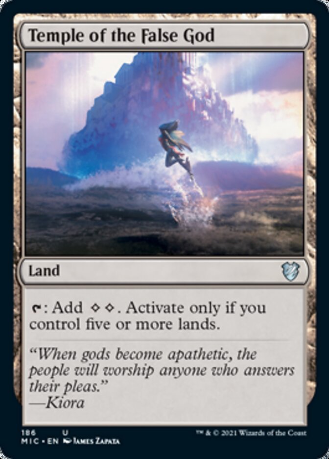 Temple of the False God [Innistrad: Midnight Hunt Commander] (MIC 186)