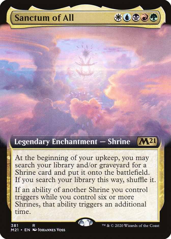 Sanctum of All (Extended Art) [Core Set 2021] (M21 381)