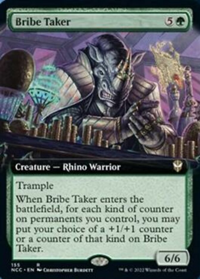 Bribe Taker (Extended Art) [Streets of New Capenna Commander] (NCC 155)