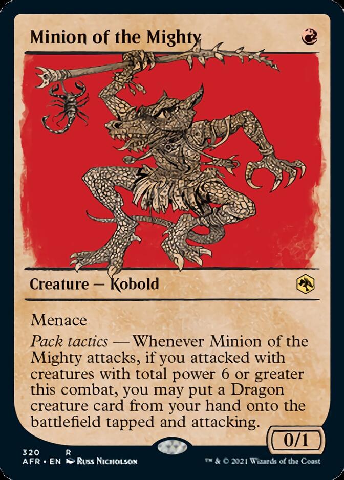 Minion of the Mighty (Showcase) [Dungeons & Dragons: Adventures in the Forgotten Realms] (AFR 320)