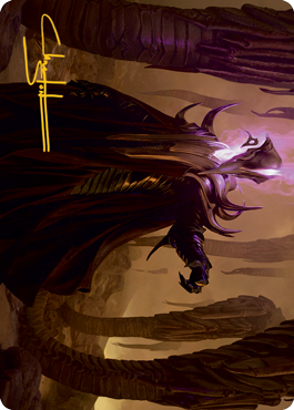 Extus, Oriq Overlord Art Card (Gold-Stamped Signature) [Strixhaven: School of Mages Art Series] (ASTX 26)