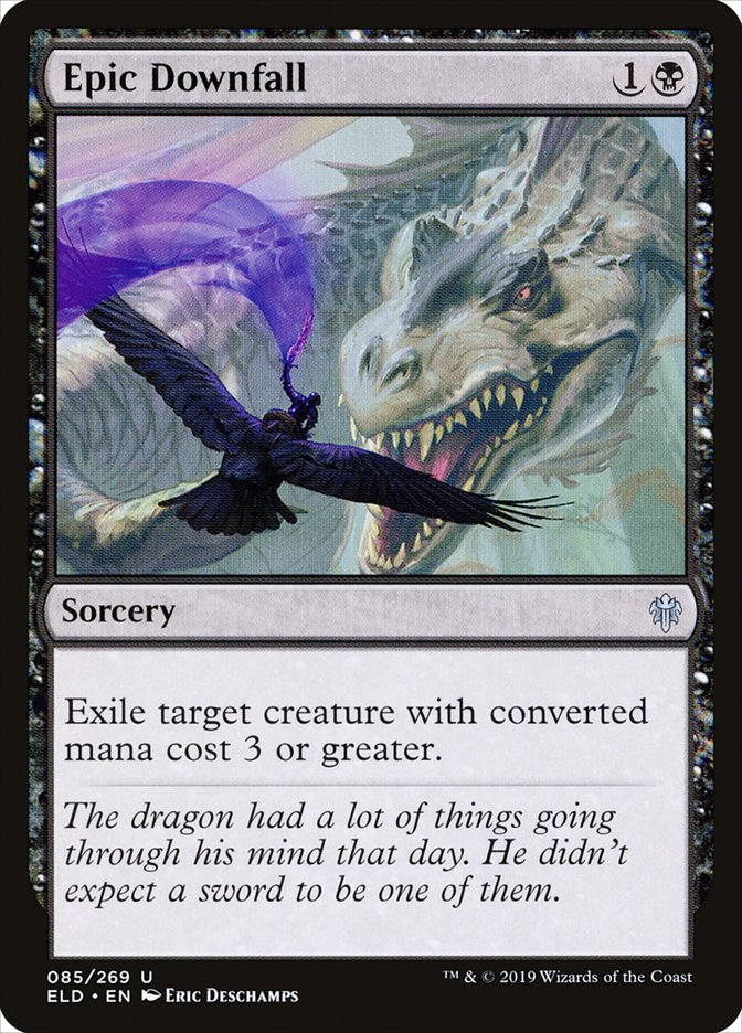 Epic Downfall [Throne of Eldraine] (ELD 85)