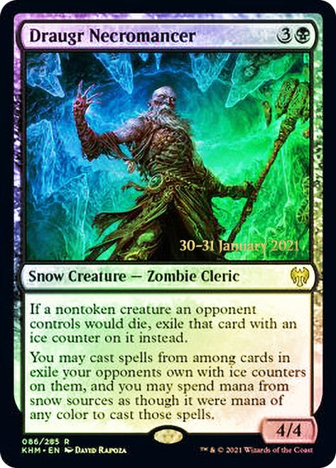 Draugr Necromancer  [Kaldheim Prerelease Promos] (PKHM 86)
