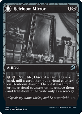 Heirloom Mirror // Inherited Fiend [Innistrad: Double Feature] (DBL 105)