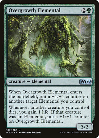 Overgrowth Elemental [Core Set 2020] (M20 187)